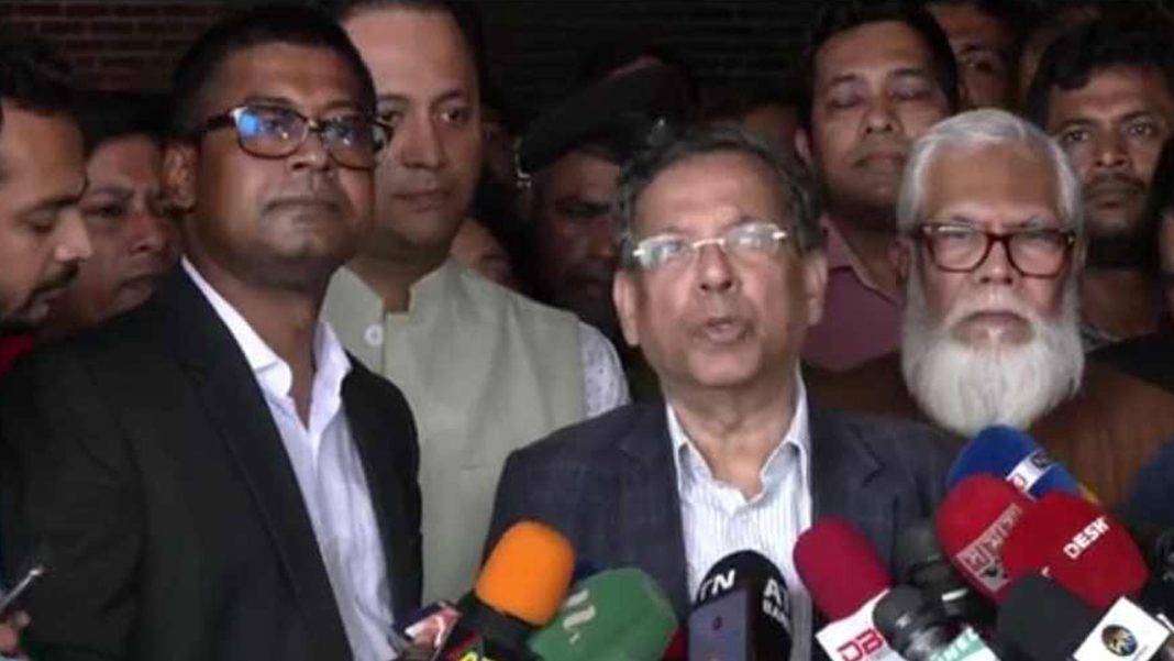 আলোচনায় বসতে রাজি সরকার : আইনমন্ত্রী