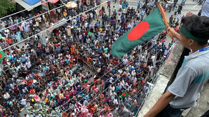 শিক্ষার্থীদের দখলে থাকা রাজশাহীতে শোক পালন করতে এলেন না কেউ