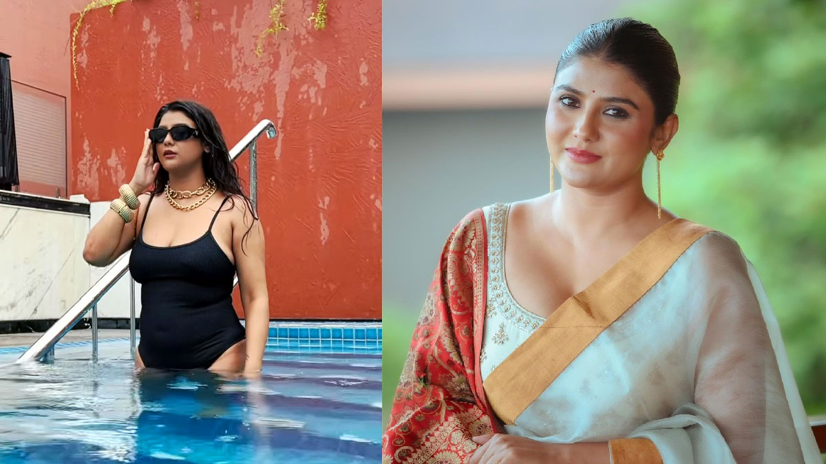 পুলের জলে খোলামেলা অবতারে পার্নো মিত্র